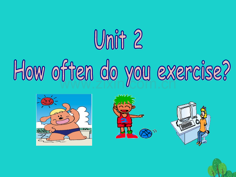 八年级英语上册Unit2Howoftendoyouexercise件新版人教新目标版.pptx_第1页