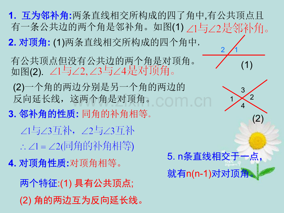 河北省东光县第三中学七年级数学下册相交线与平行线复习新人教版.pptx_第3页