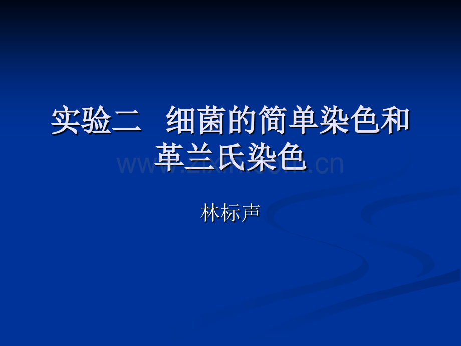 微生物实验二细菌的简单染色和革兰氏染色剖析.pptx_第1页