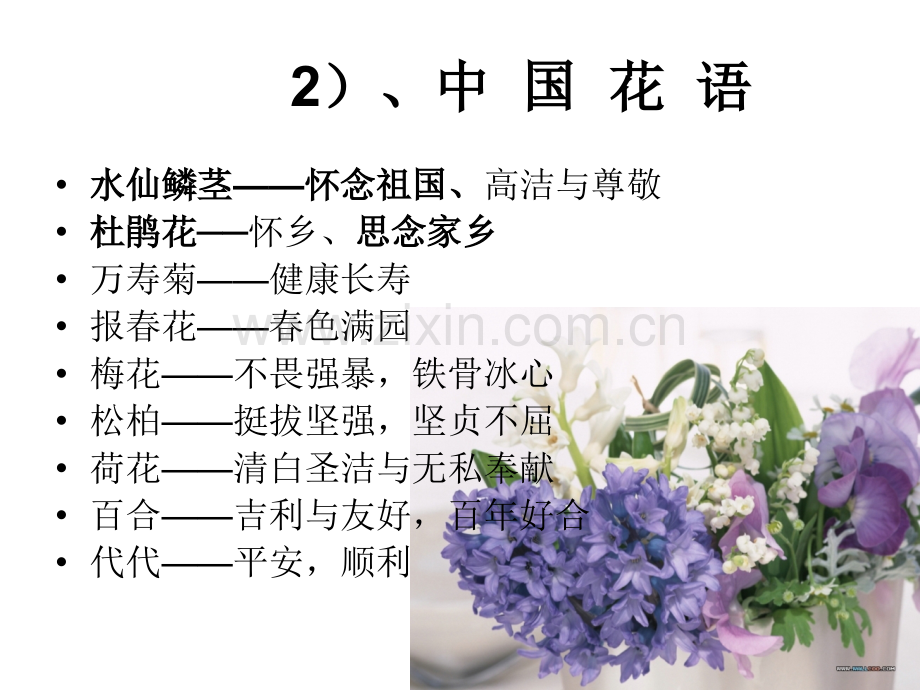 教案居室绿饰与欣赏花卉文化与欣赏三知花识礼.pptx_第1页