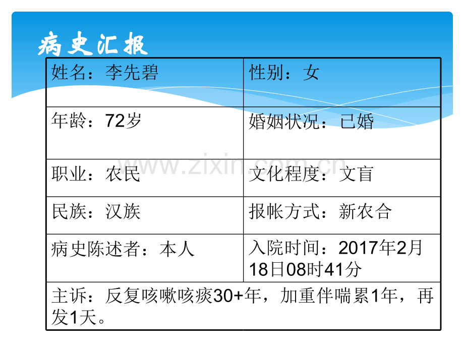 慢性阻塞性肺病伴急性加重期护理查房剖析.pptx_第2页