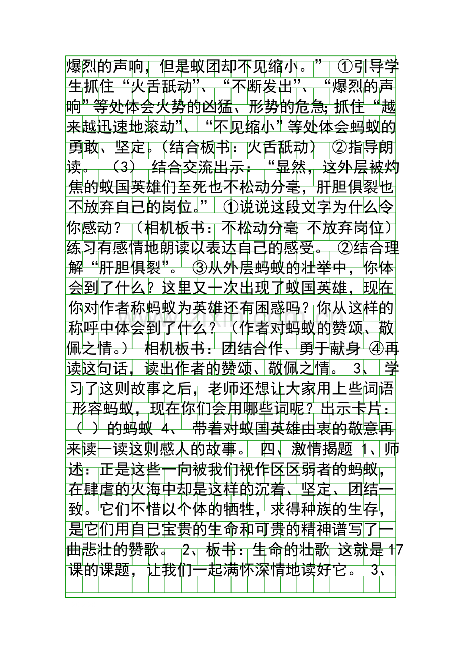 四年级语文下册全套教案生命的壮歌.docx_第3页