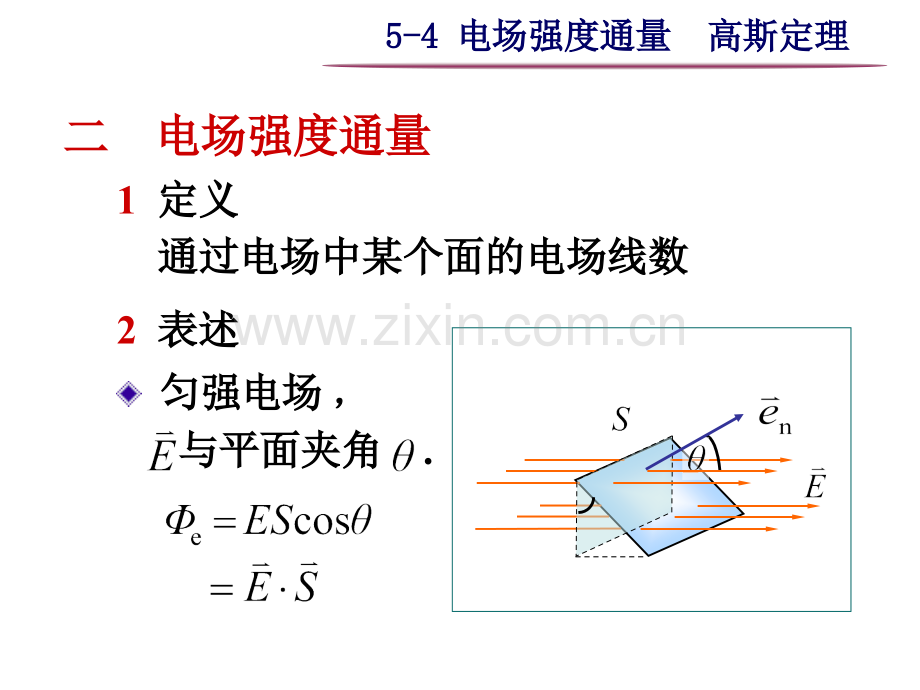 大学物理之54电场强度通量高斯定理.pptx_第2页