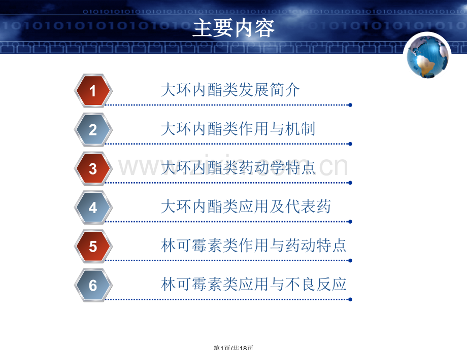 大环内酯类及林可霉素类抗菌药.pptx_第1页