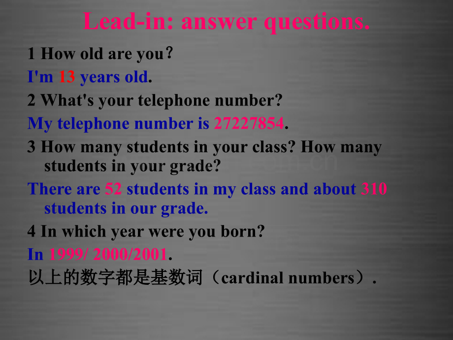 八年级英语上册Unit2Numbersgrammar.pptx_第2页