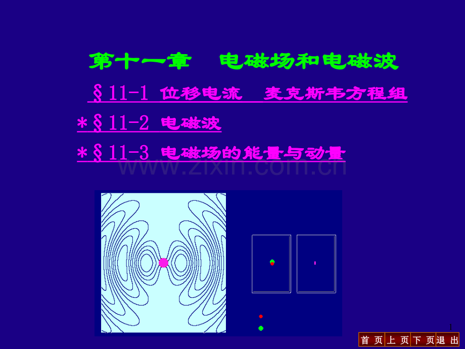 大学物理讲义12电磁场与电磁波.pptx_第1页