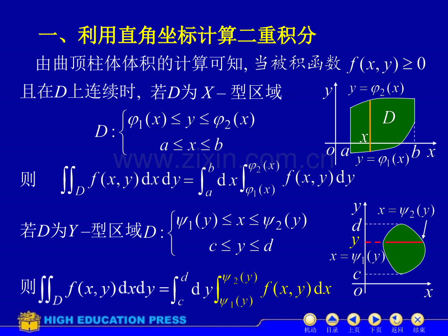 同济大学高等数学D二重积分的计算.pptx_第2页