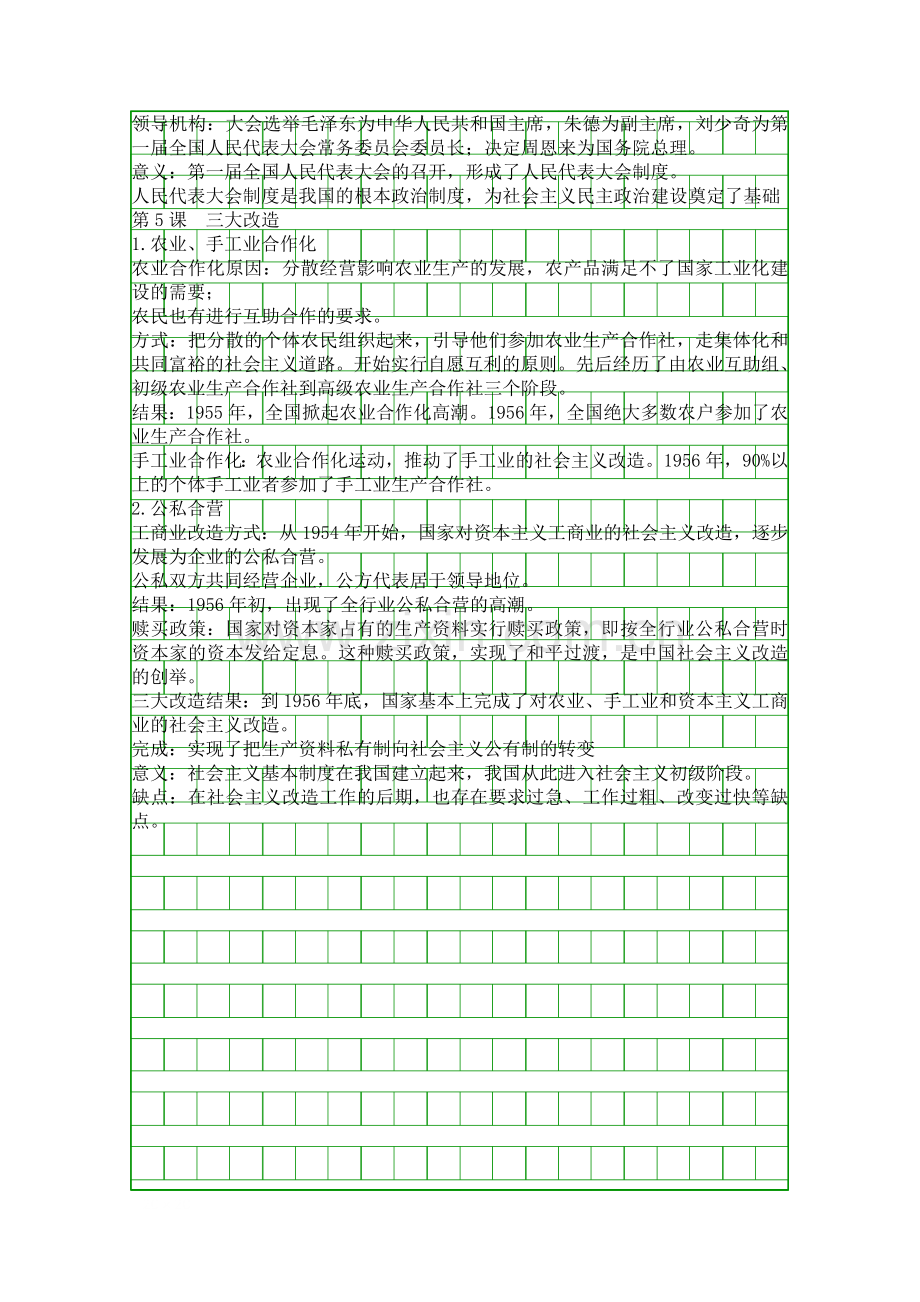 八年级历史下册重要课文知识点总结15课.docx_第3页