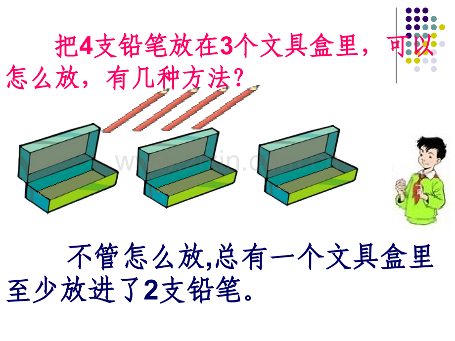 六年级下册数学广角鸽巢问题分析.pptx_第3页