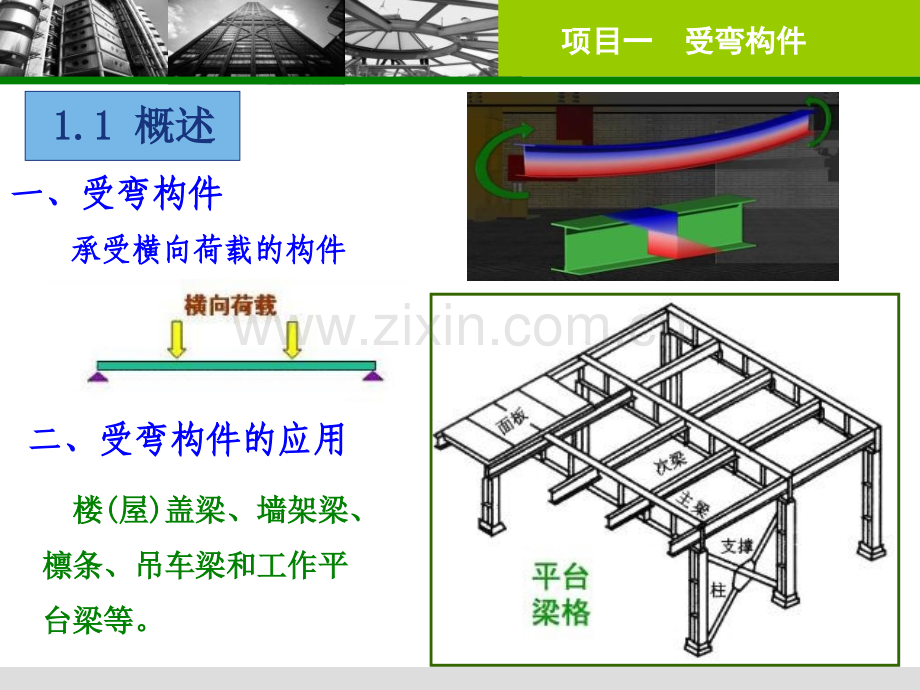 单元三项目一受弯构件钢梁.pptx_第3页