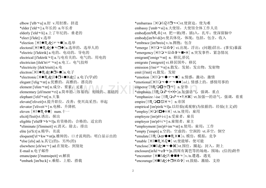 同等学力申硕英语词汇EK.doc_第2页