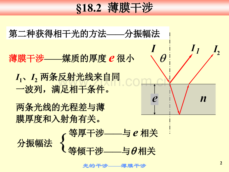 大学物理下18光的干涉.pptx_第1页