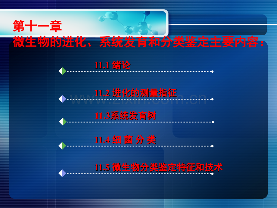 微生物学11微生物的进化系统发育和分类鉴定.pptx_第1页