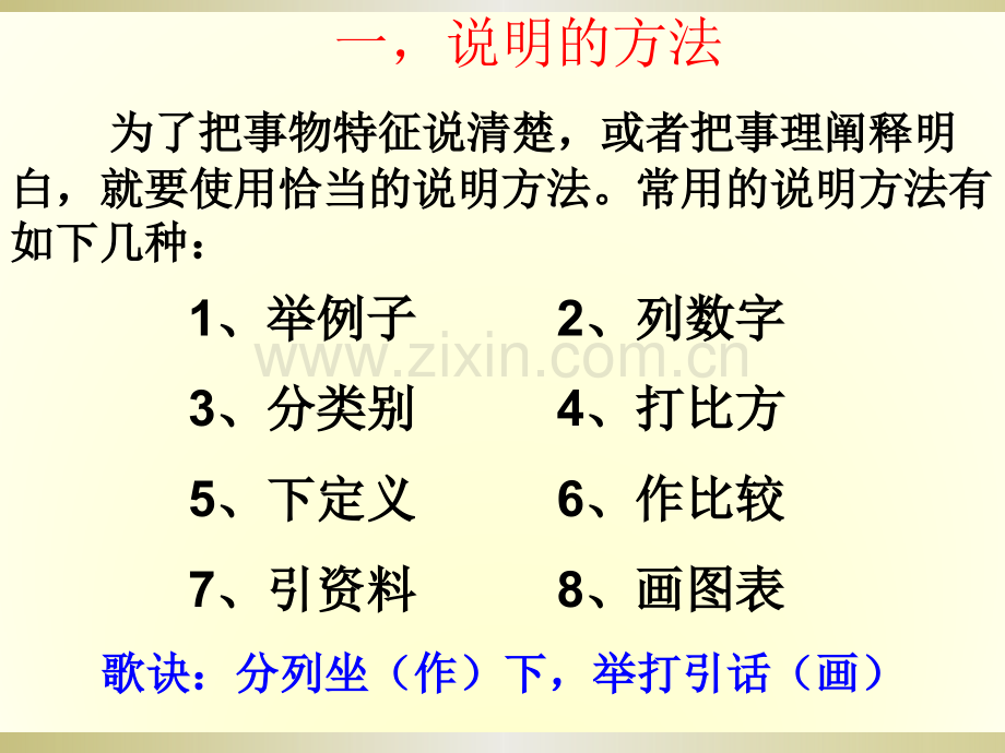 初中实用的说明方法及作用资料.pptx_第2页