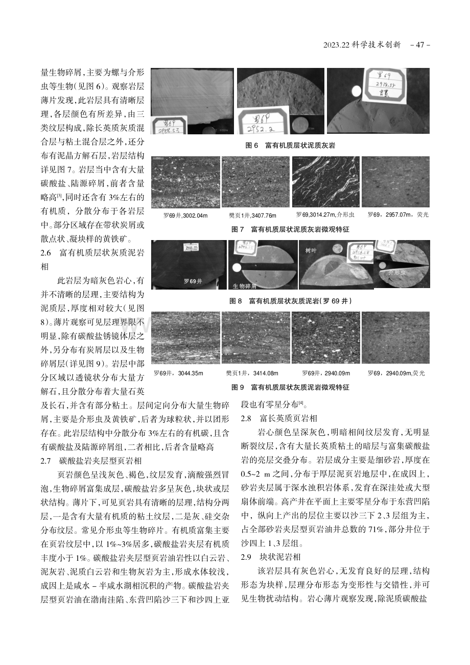 济阳沙四上-沙三下亚段泥页岩岩相特征研究.pdf_第3页