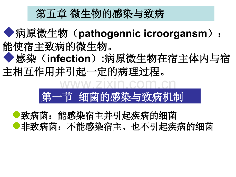 微生物的感染与致病.pptx_第1页