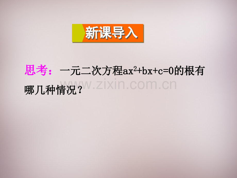 华东师大版九年级数学上册2224一元二次方程根的判别式.pptx_第2页