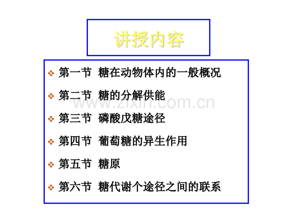 动物生化糖类代谢1.pptx_第1页