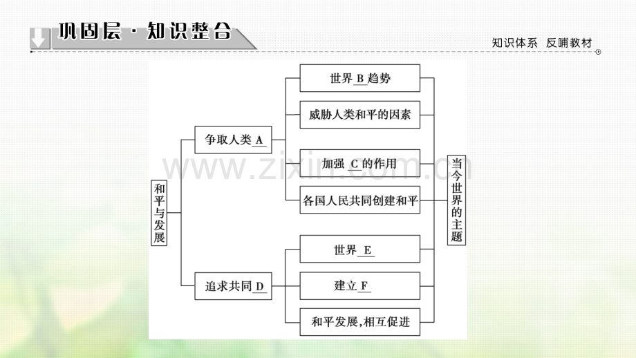 学高中历史专题和平与发展当今世界的时代主题专题分层突破人民版选修.pptx_第1页