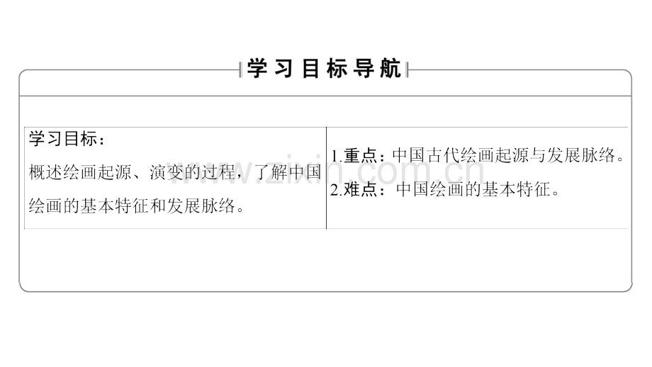 学高中历史第单元中国古代文艺长廊第课笔墨丹青岳麓版必修.pptx_第1页