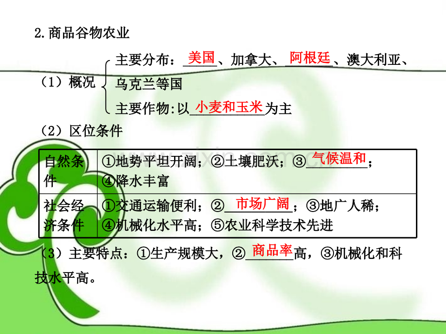 备考广东专用版高中地理232以种植业为主的农业地域类型以畜牧业为主的农业地域类型.pptx_第3页