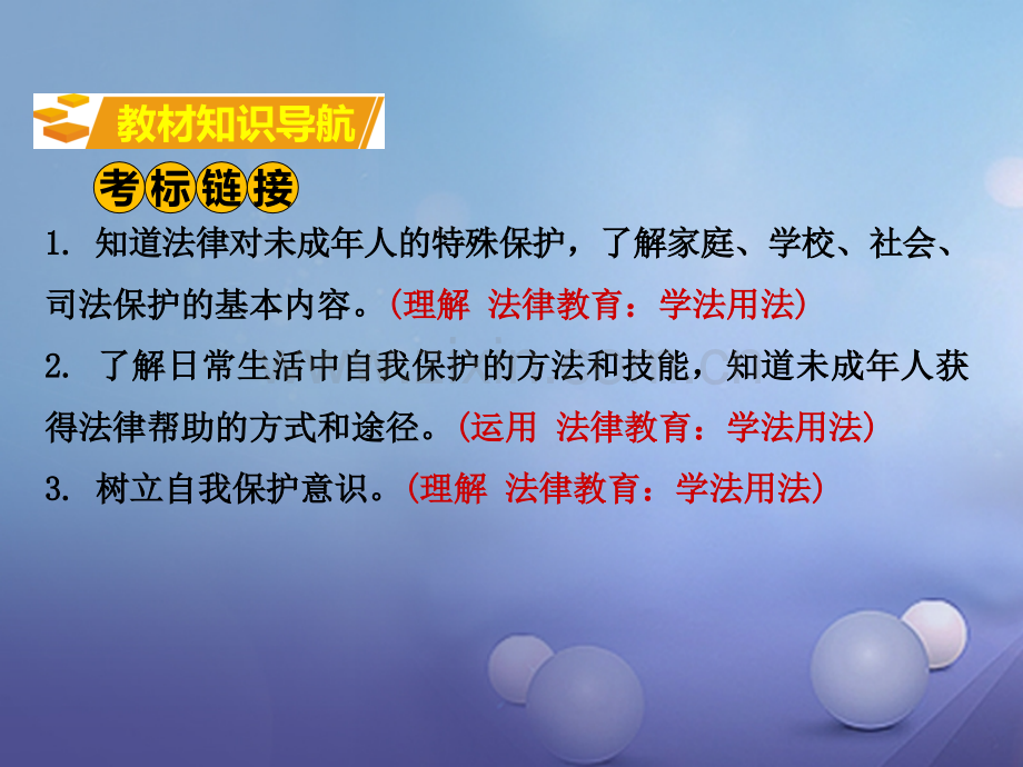 湖南省中考政治教材知识梳理八上生活在法律保护中.pptx_第2页