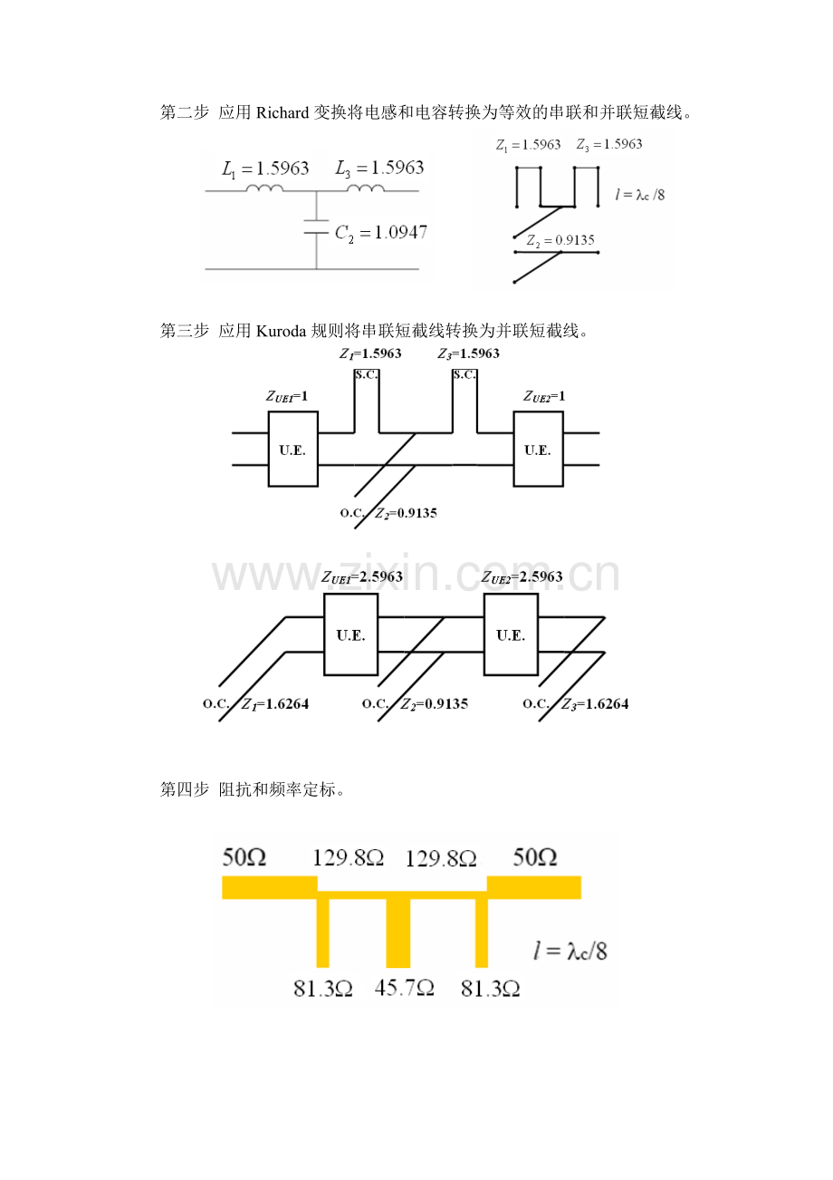 实验四微带短截线低通滤波器的设计.doc_第3页