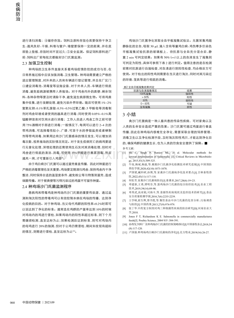 家禽沙门氏菌净化与监控技术研究.pdf_第2页