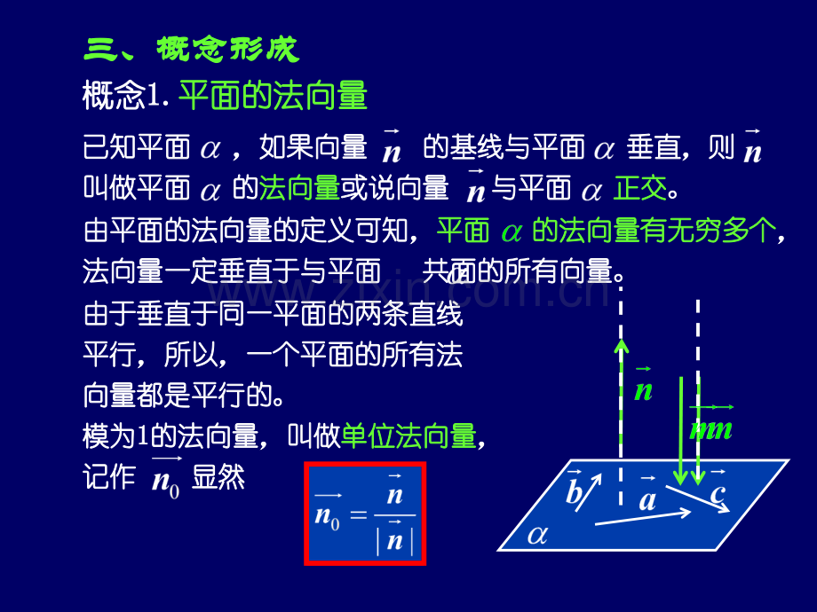 平面的法向量与平面的向量表示.pptx_第3页