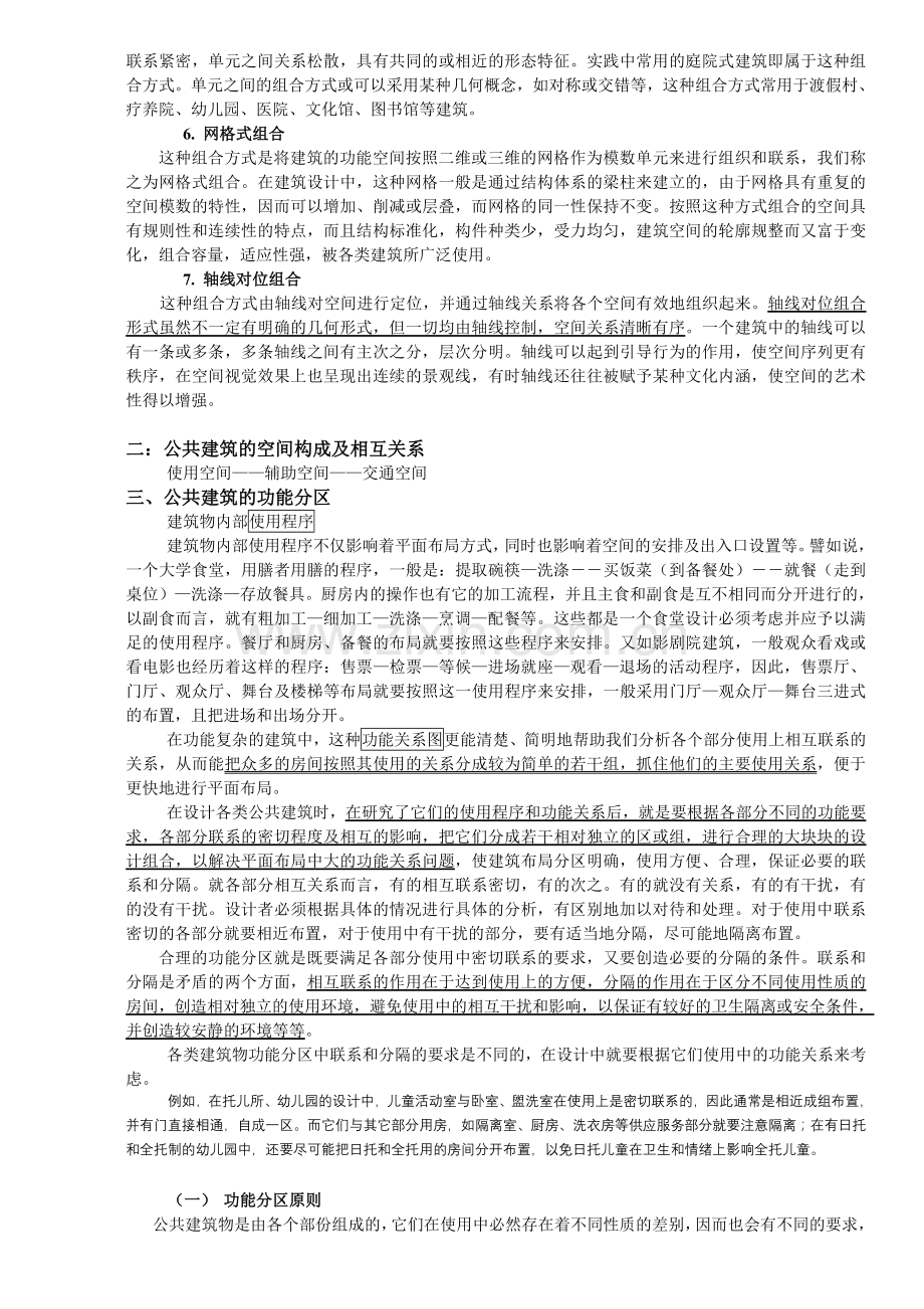 建筑学考研——快题设计——公共建筑设计总结.doc_第2页