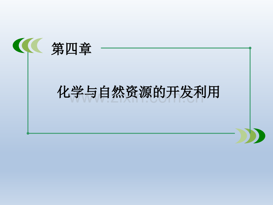 备课资源包春高中化学人教版必修2化学与自然资源的开发利用章末总结复习.pptx_第1页