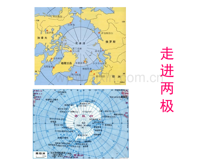 大象版四年级科学上册走进两极.pptx_第1页