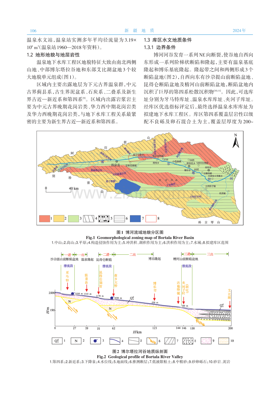 新疆温泉地下水库成库水文地质条件分析.pdf_第2页