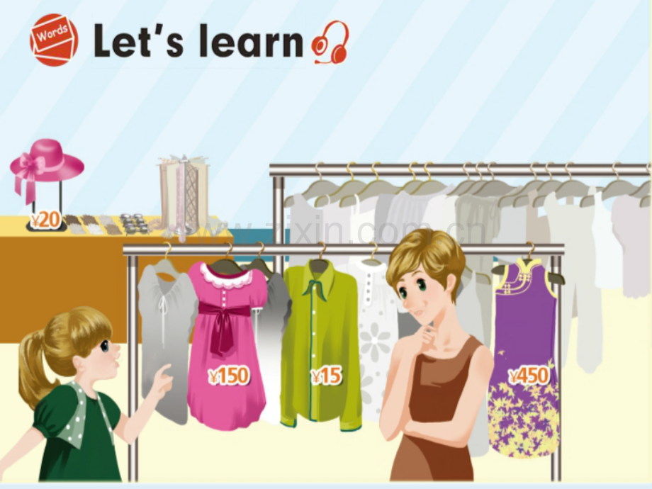 四年级下册英语unit6shoppingPartBLet'slearntalk.pptx_第2页