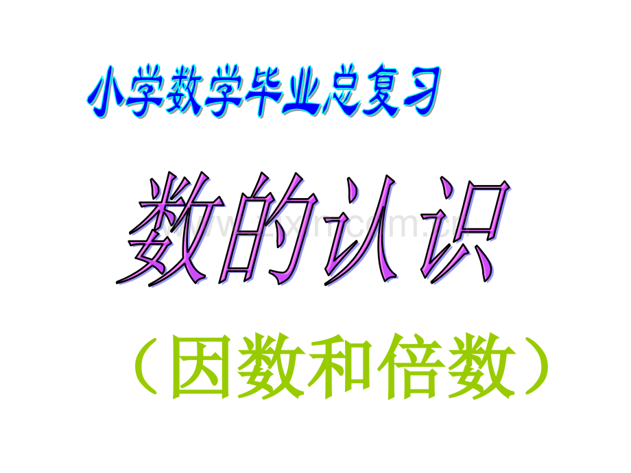 六年级数学总复习因数倍数.pptx_第1页