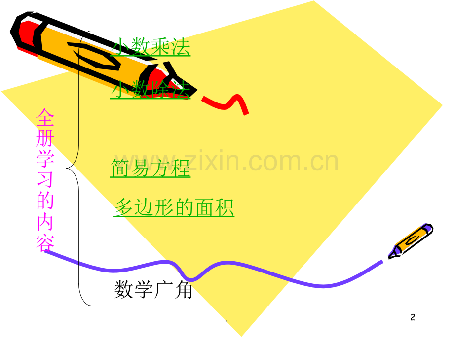 文档新课标人教版五年级数学上册总复习全册演示.pptx_第2页