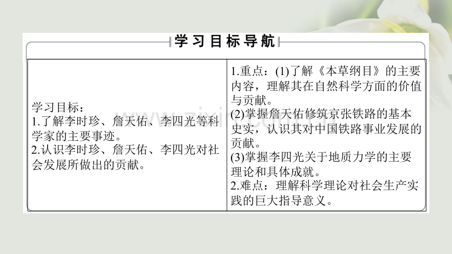 学高中历史专题杰出的中外科学家一中国科技之光人民版选修.pptx_第1页