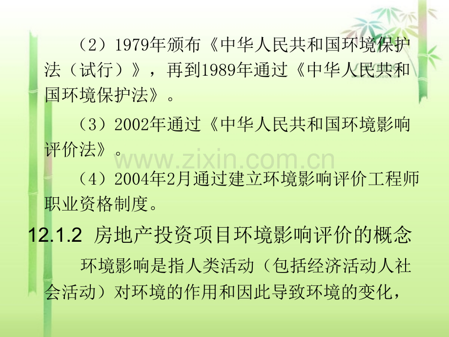 房地产投资项目环境影响评价-房地产投资分析-教学.pptx_第3页