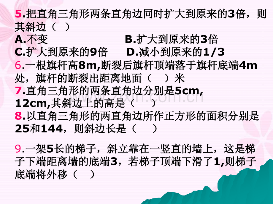 初中数学八年级下册勾股定理复习1.pptx_第3页