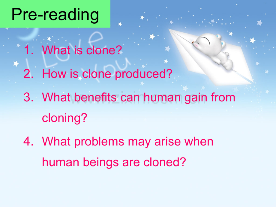 人教新课标版高二选修8Unit2CloningReadingandlanguagepoints.pptx_第1页