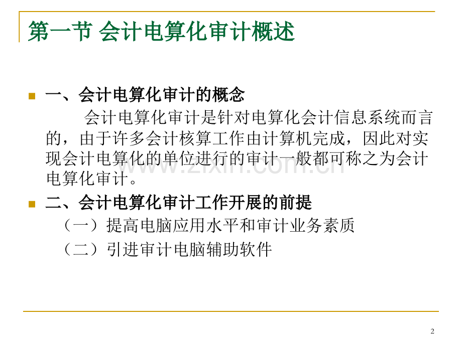 会计电算化实务会计电算化审计.pptx_第2页