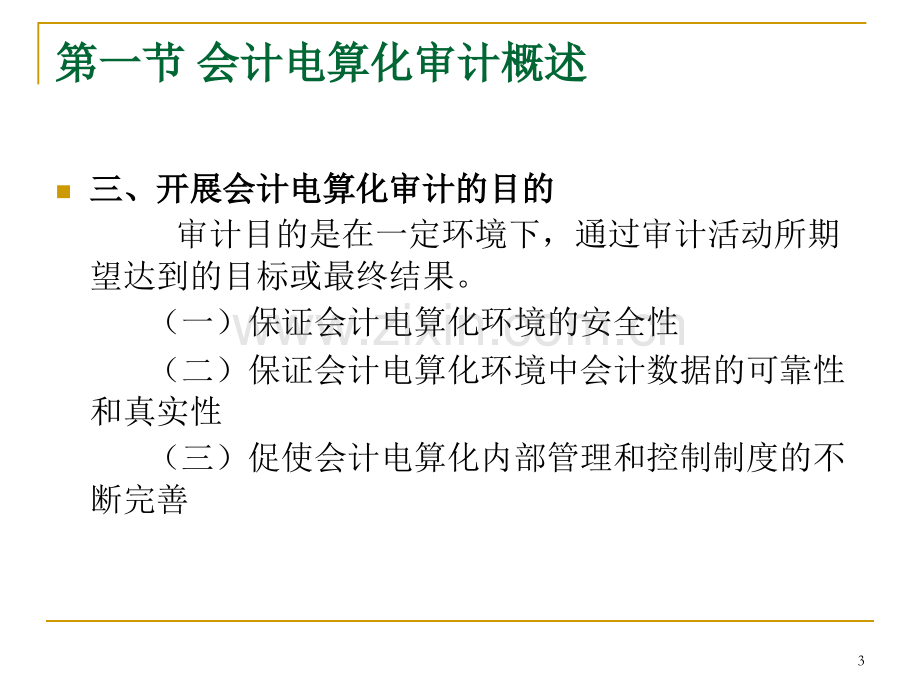 会计电算化实务会计电算化审计.pptx_第3页