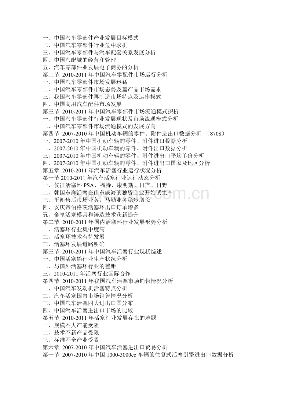 中国汽车活塞行业市场前景及投资分析预测报告实用资料(00001).doc_第3页