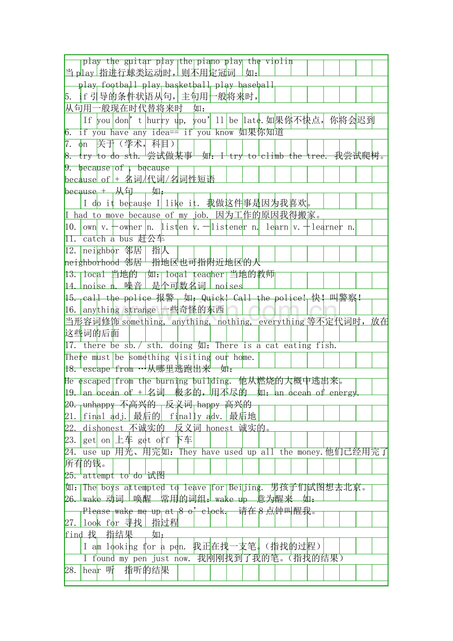 九年级英语全册Unit5单元短语整理新目标英语.docx_第2页