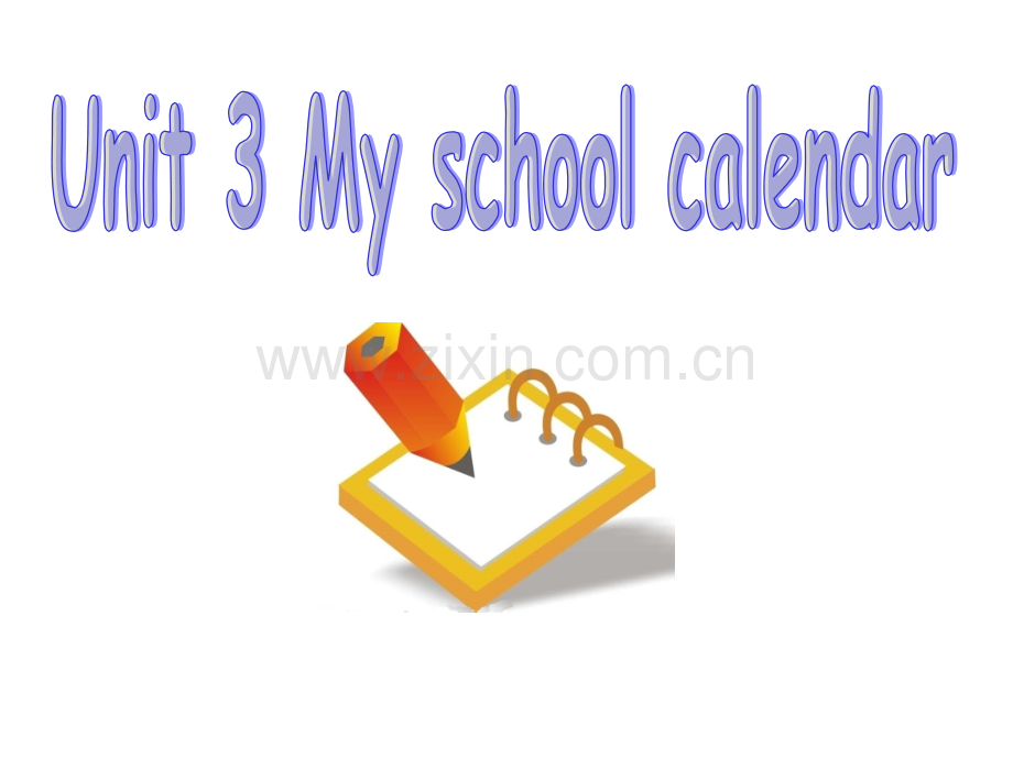 人教五年级英语下册UnitMyschoolcalendar.pptx_第1页