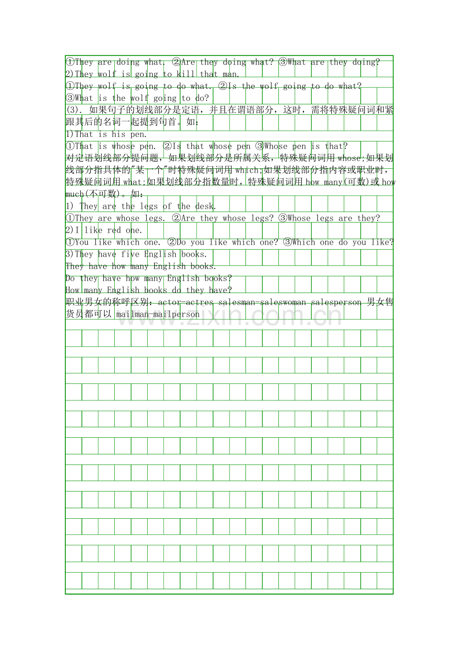 人教版2017小学六年级英语上册知识点Unit-5.docx_第2页