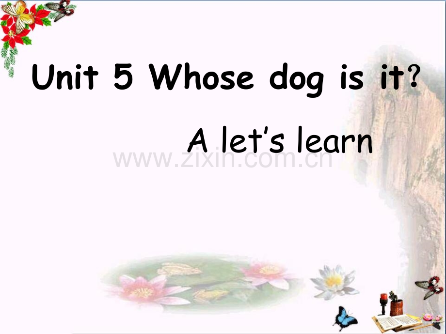 五年级英语下册Unit5WhosedogisitPartA教学2人教PEP版.pptx_第1页