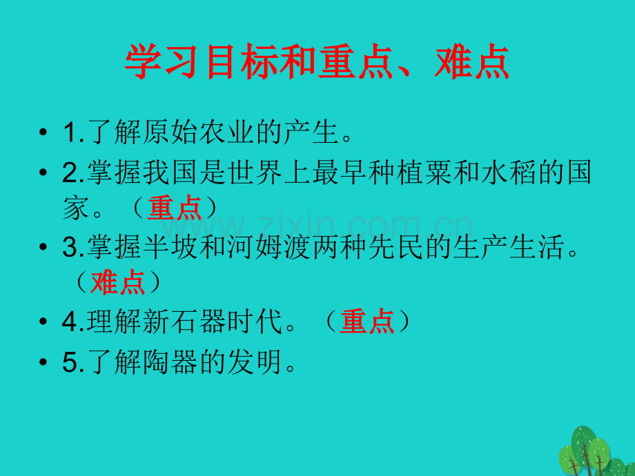 七年级历史上册原始农业与村落生活岳麓版.pptx_第3页