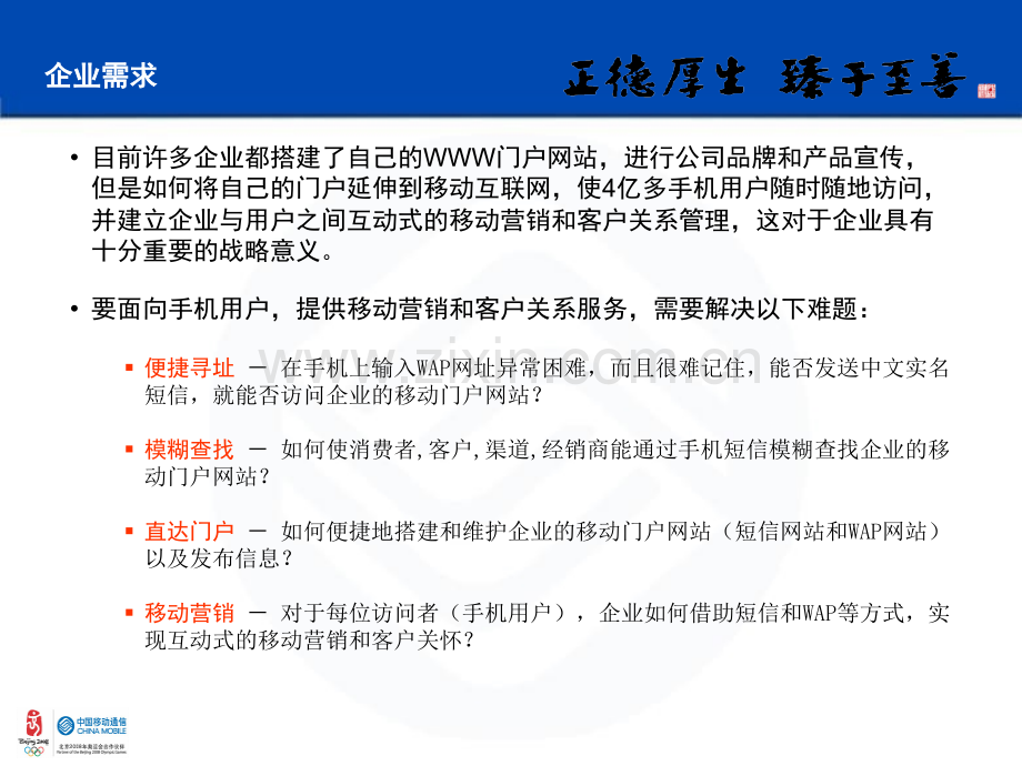 中国移动信息化产品之企业名片.pptx_第3页