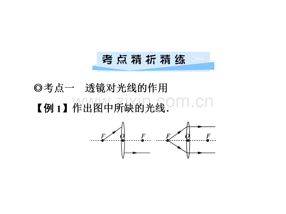 人教版八年级物理上册单元综合复习五透镜及其应用共50张.pptx_第2页